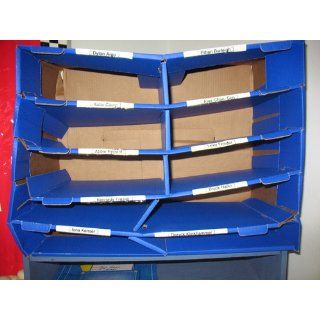 Classroom Keepers 10 Slot Mailbox, Blue  Mail Sorters 