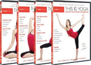 Tara Stiles This is Yoga  4 DVD Set  Complete Yoga Encyclopedia Daily Yoga + Beginners Yoga + AM/PM Yoga + Complete Yoga Library for Everyone Tara Stiles, Darren Capik Movies & TV