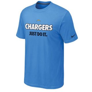 Nike NFL Just Do It T Shirt   Mens   Football   Clothing   San Diego Chargers   Italy Blue