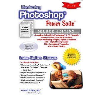Mastering Photoshop & Elements Power Suite Training Tutorial v. CS5 (PS) & 8.0 (PSE)   How to use Photoshop & Elements Video e Book Manual Guide. Eventhrough Advanced material from Professor Joe TeachUcomp 9781934131633 Books