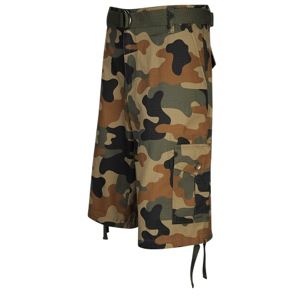 Southpole Belted Camo Print Cargo Shorts   Mens   Casual   Clothing   Woodland