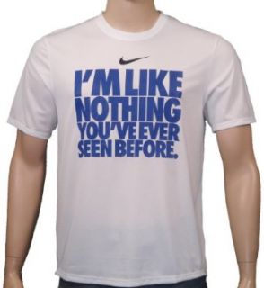 Nike Men's "I'm Like Nothing You've ever Seen" Dri Fit Running Shirt   White   2XL Clothing