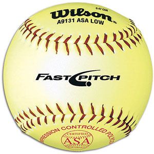 Wilson Fastpitch 12 Softball .47/375   Softball   Sport Equipment   Yellow