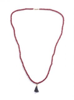 Textured beaded tassel necklace  Isabel Marant  I