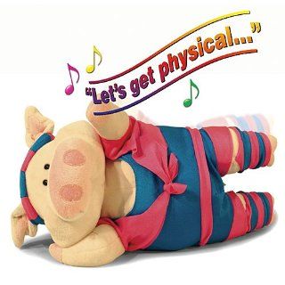Physical Phyllis Exercise Pig Animated Plush Stuffed Animal [Toy] Toys & Games
