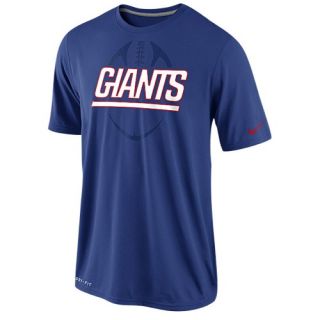 Nike NFL Dri Fit Legend Football T Shirt   Mens   Football   Clothing   New York Giants   Rush Blue