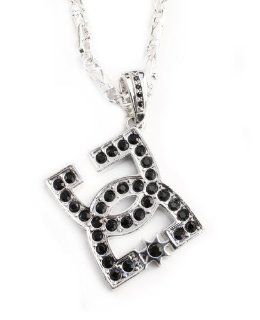 Iced Black & Silver Plated Rob Dyrdek DC Pendant + 30' chain  Other Products  