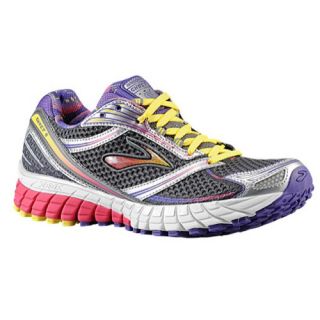 Brooks Ghost 6   Womens   Running   Shoes   Charcoal/Heliotrope/Pomegranite
