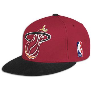 Mitchell & Ness NBA XL Logo Two Tone Fitted Cap   Mens   Basketball   Accessories   Miami Heat   Multi