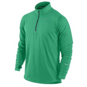 Nike Dri FIT Element 1/2 Zip Top   Mens   Running   Clothing   Tarp Green/Reflective Silver