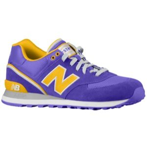 New Balance 574   Mens   Running   Shoes   Purple/Yellow
