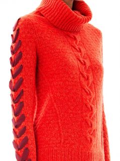 Cable knit wool sweater  Veronica Beard