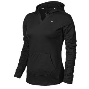 Nike Dri FIT Element Hoodie   Womens   Running   Clothing   Laser Crimson/Black/Reflective Silver