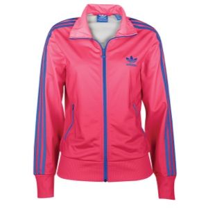 adidas Originals Firebird Track Jacket   Womens   Casual   Clothing   Blaze Pink/Bluebird