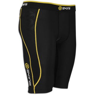 SKINS A200 Compression Half Tight   Mens   Running   Clothing   Black/Yellow
