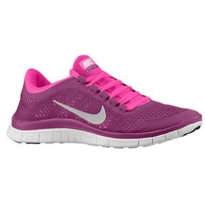 Nike Free 3.0 V5   Womens   Running   Shoes   Pink Foil/Summit White/Raspberry Red