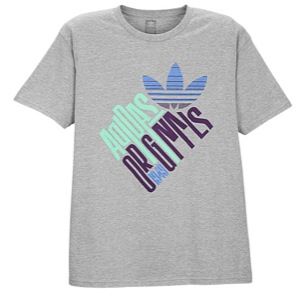 adidas Originals Graphic T Shirt   Mens   Casual   Clothing   Heather/Purple/Blue/Mint
