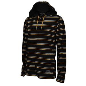 Nike Textured Stripe Jersey F/Z Hoodie   Mens   Casual   Clothing   Black/University Gold