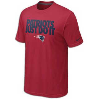 Nike NFL Just Do It T Shirt   Mens   Football   Clothing   New England Patriots   University Red