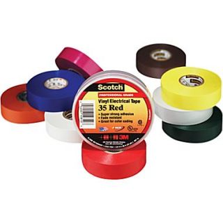 Scotch Green PVC Backing 35 Color Coding Electrical Tape, 3/4 in (W), 66 ft (L), 7 mil (T)