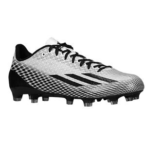 adidas adiZero 5 Star 3.0   Mens   Football   Shoes   White/Black/Platinum