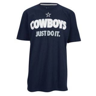 Nike NFL Just Do It T Shirt   Mens   Football   Clothing   Dallas Cowboys   Navy