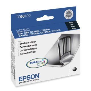 Epson T060120 DURABrite Ultra 60 Standard capacity Inkjet Cartridge  Black Electronics
