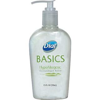 Dial Basics Hypoallergenic Liquid Hand Soap, Honeysuckle, 7.5 oz.