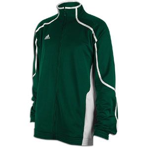 adidas Pro Team Jacket   Mens   Basketball   Clothing   Forest Green/White