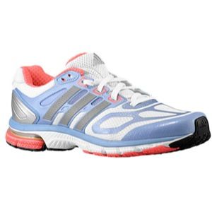 adidas Supernova Sequence 6   Womens   Running   Shoes   White/Metallic Silver/Red Zest