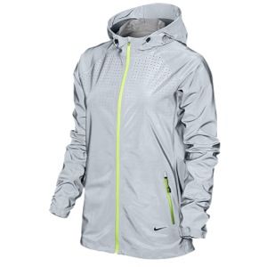 Nike Allover Flash Jacket   Womens   Running   Clothing   Reflective Silver/Matte Silver/Black