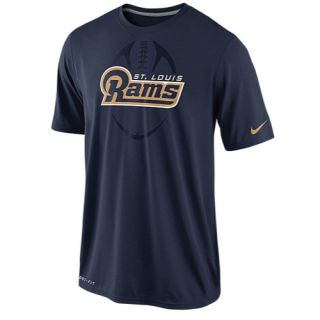 Nike NFL Dri Fit Legend Football T Shirt   Mens   Football   Clothing   St. Louis Rams   College Navy