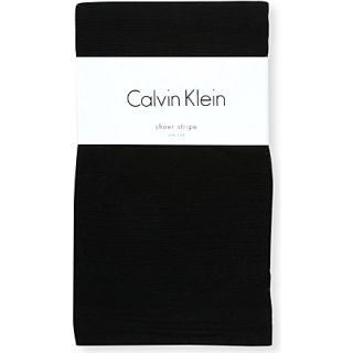 CALVIN KLEIN   Intimate sheer striped opaque tights