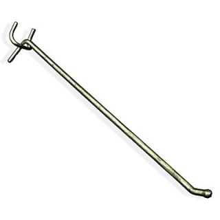 10 x 0.187(Dia) All Wire Galvanized Metal Hooks, 25/Pack