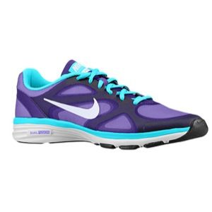 Nike Dual Fusion TR   Womens   Training   Shoes   Electro Purple/Gamma Blue/Black/White