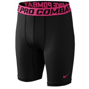 Nike Pro Combat Core Compression Shorts   Boys Grade School   Training   Clothing   Black/Vivid Pink