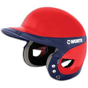 Worth Liberty Batting Helmet/Mask Combo   Womens   Softball   Sport Equipment   White/Dark Green
