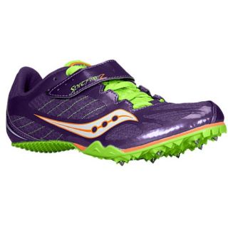 Saucony Spitfire 2   Womens   Track & Field   Shoes   Purple/Slime