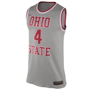 Nike College Authentic Basketball Jersey   Mens   Basketball   Clothing   Ohio State Buckeyes   Pewter Grey
