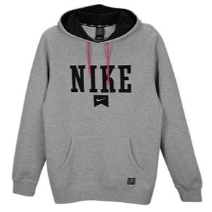 Nike Foundation Stymie Pullover Hoodie   Mens   Casual   Clothing   Dk Grey Heather/Black