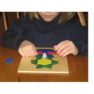 Melissa & Doug Pattern Blocks and Boards Toys & Games