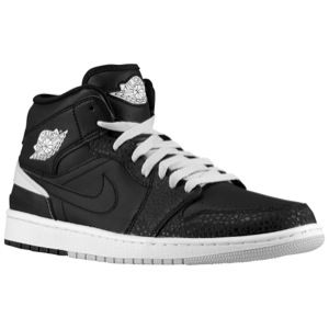 Jordan AJ 1 86   Boys Grade School   Basketball   Shoes   Black/White/Pure Platinum