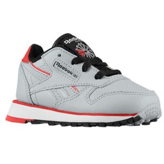 Reebok Classic Leather   Boys Toddler   Running   Shoes   Steel/Black/Stadium Red/White