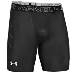 Under Armour Heatgear Armourvent 6 Compression Shorts   Mens   Training   Clothing   Black/White
