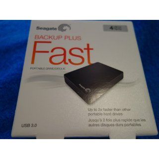 Seagate Backup Plus Fast 4TB Portable External Hard Drive USB 3.0 STDA4000100 Computers & Accessories