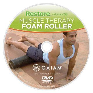 Gaiam Restore Muscle Therapy Foam Roller with DVD, 18 Inch  Sports & Outdoors