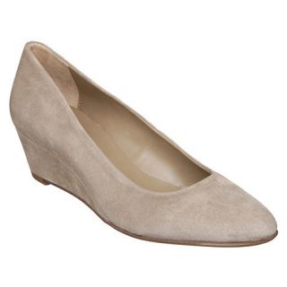 Dune Dune taupe addy low wedge round toe court shoe