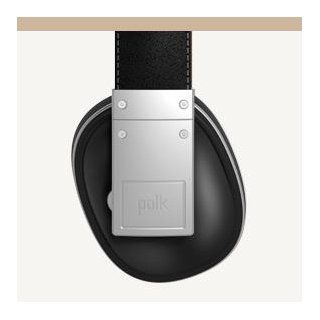 Polk Audio Buckle Headphones   Black/Silver   with 3 button control and microphone Electronics