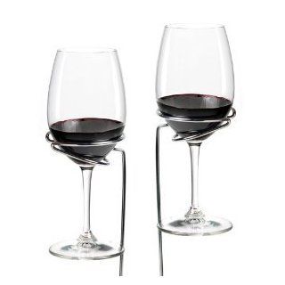 Picnic Stix Set   2 Wine Glasses Holders Kitchen & Dining