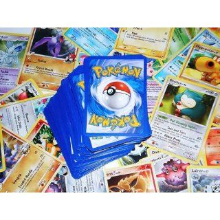 100 Assorted Pokemon Trading Cards with Bonus 6 Free Holo Foils Toys & Games